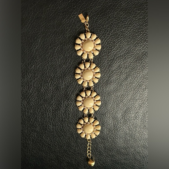 KATE SPADE GLOSSY GARDEN BRACELET WITH RHINESTONES - Picture 4 of 10